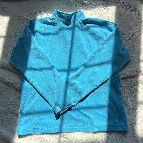 L.L.Bean Teal Fleece Quarter-Zip – Size L | Cozy Layers | Winter Staple | - Picture 6 of 7